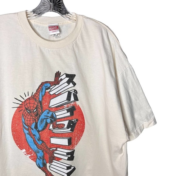 Marvel Spider-Man Spidey Senses Cream T-Shirt - Picture 5 of 7